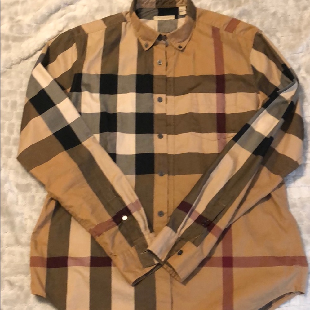 Burberry check long sleeve